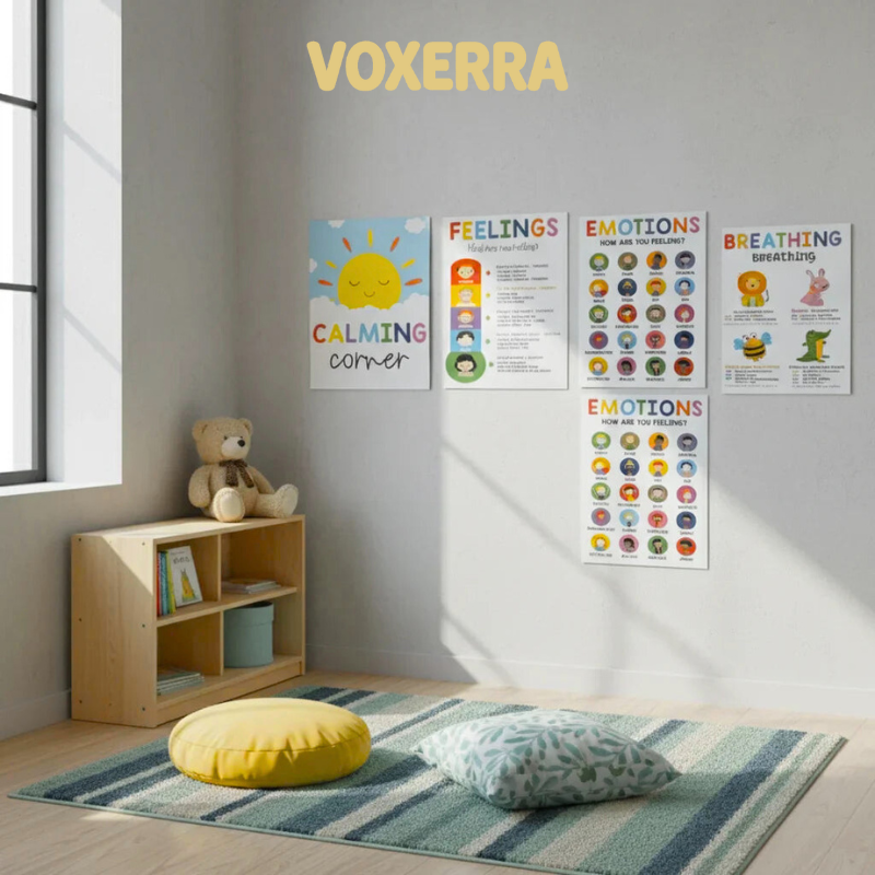 12 Emotional Intelligence Posters Set