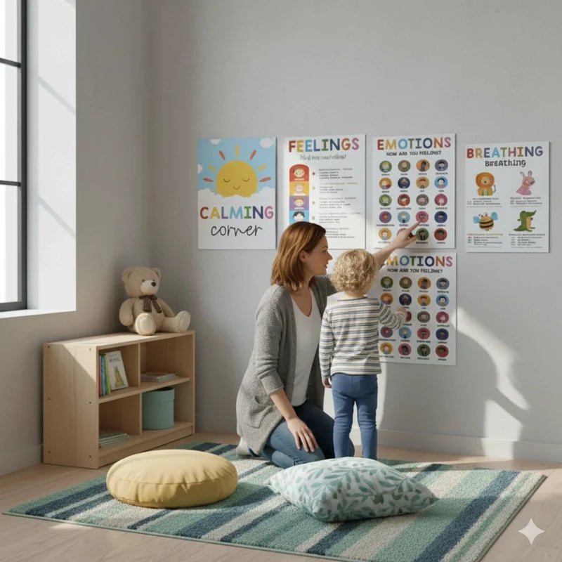 12 Emotional Intelligence Posters Set