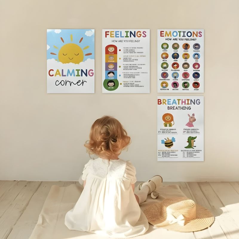 12 Emotional Intelligence Posters Set