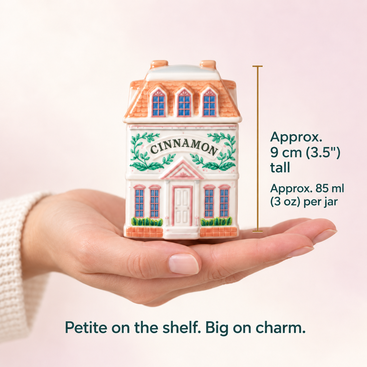Voxerra Spice Village - 24-Piece Hand-Painted Ceramic Spice Jar Set