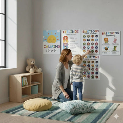 12 Emotional Intelligence Posters Set
