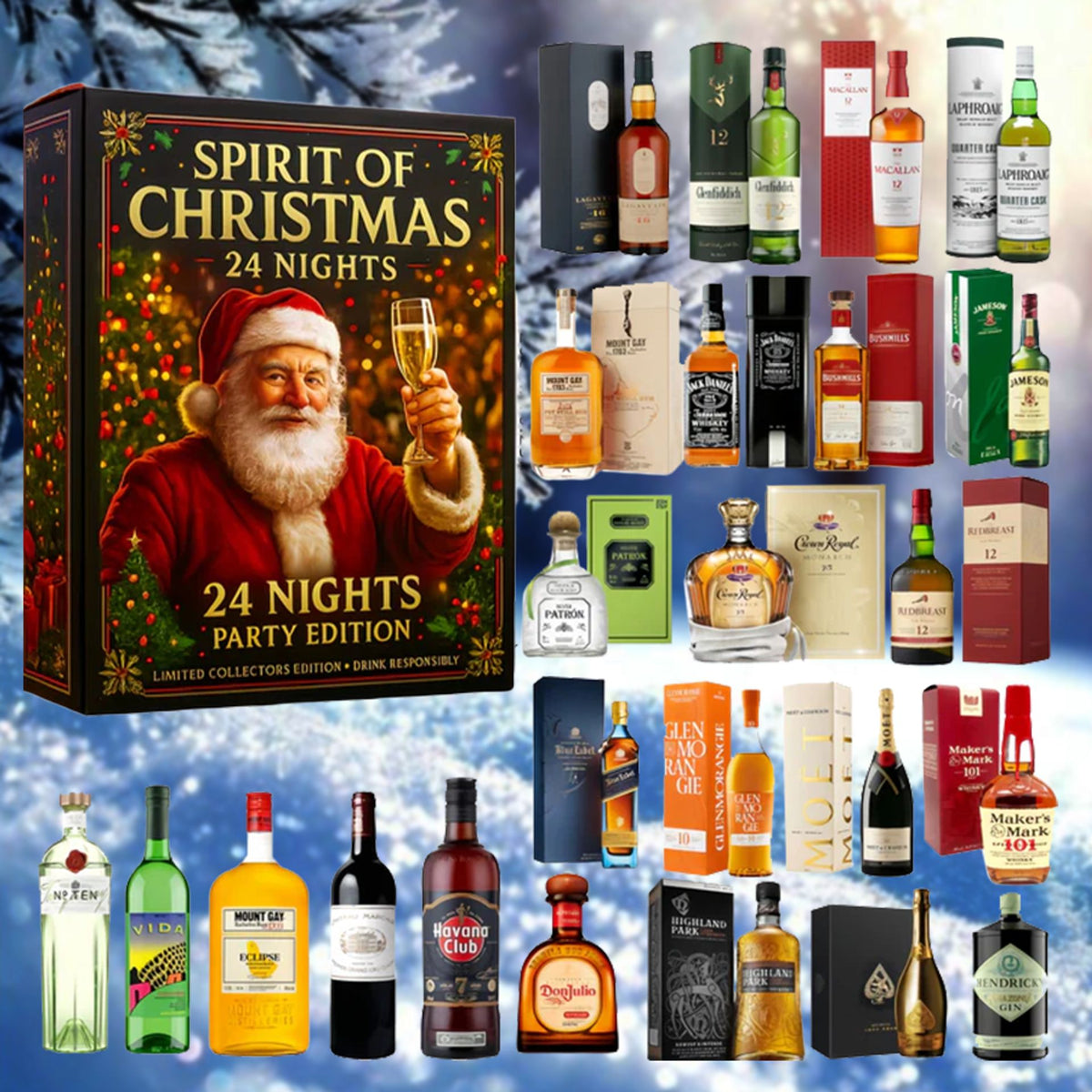 2025 Whiskey Christmas Advent Calendar Blind Box