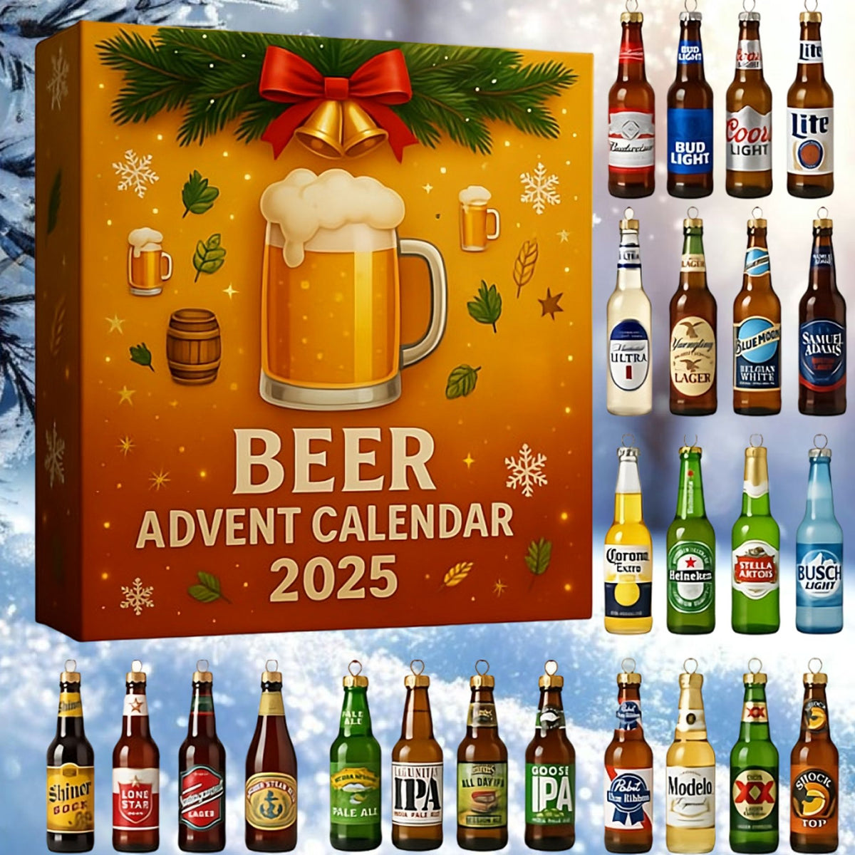 2025 Whiskey Christmas Advent Calendar Blind Box