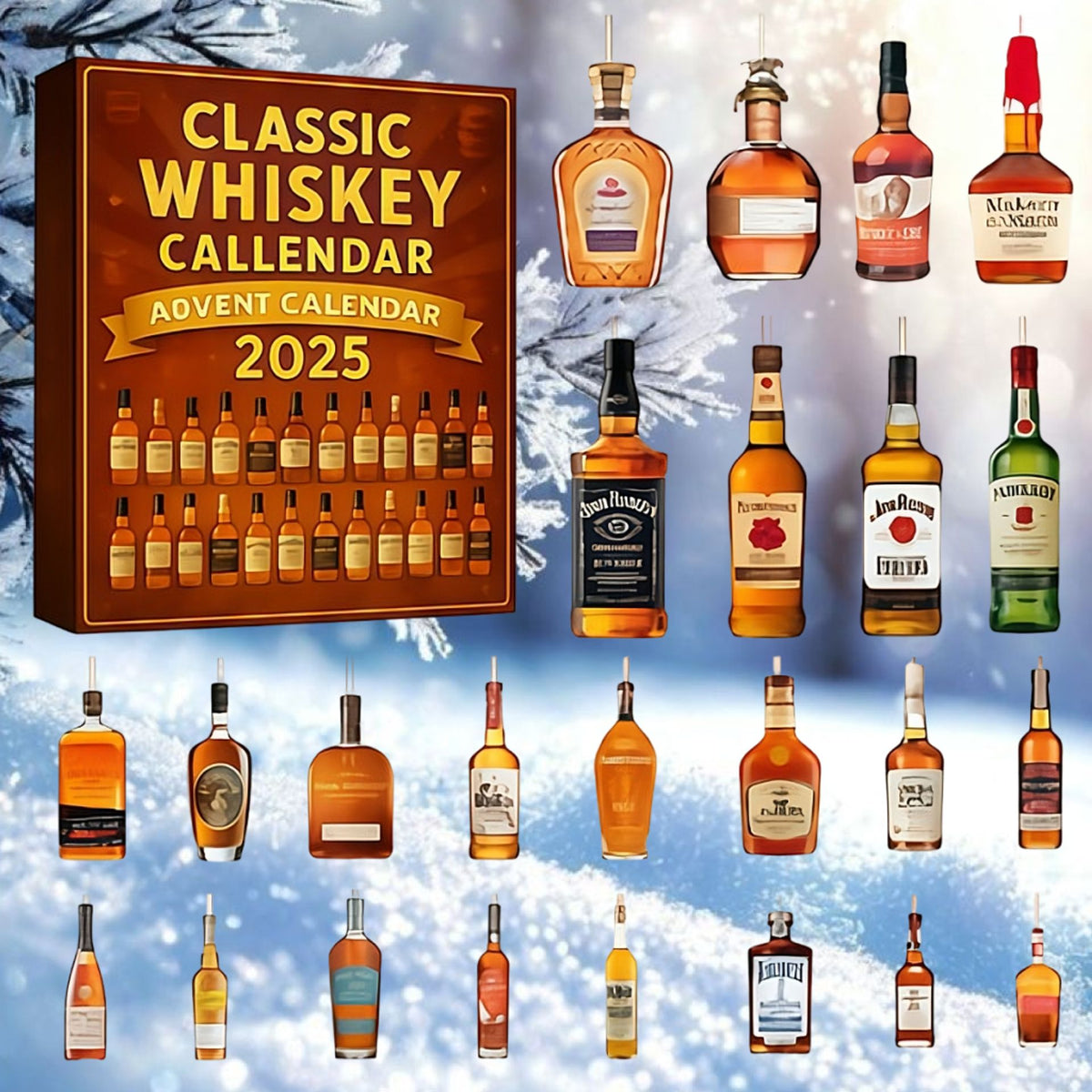 2025 Whiskey Christmas Advent Calendar Blind Box